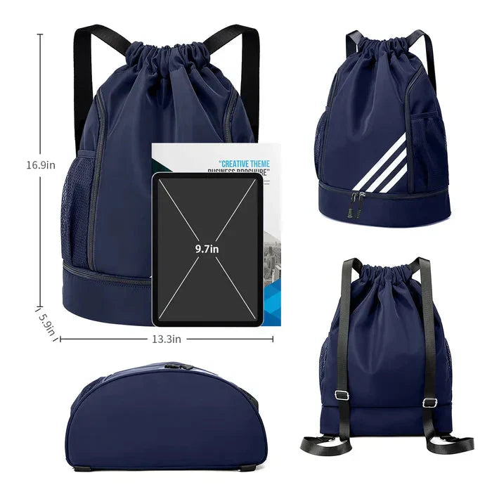 2024 New Design Multifunction Backpack Deep Blue