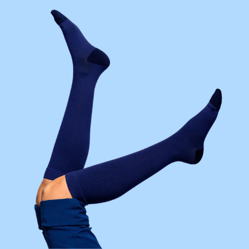 Medic Compression Socks Plain Blue / S/M