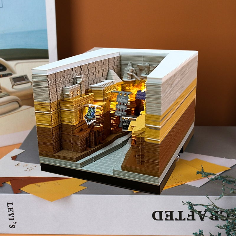 The Orienta – Handcrafted Omoshiroi Calendars Diagon Alley With Lights (Hp) / 2024