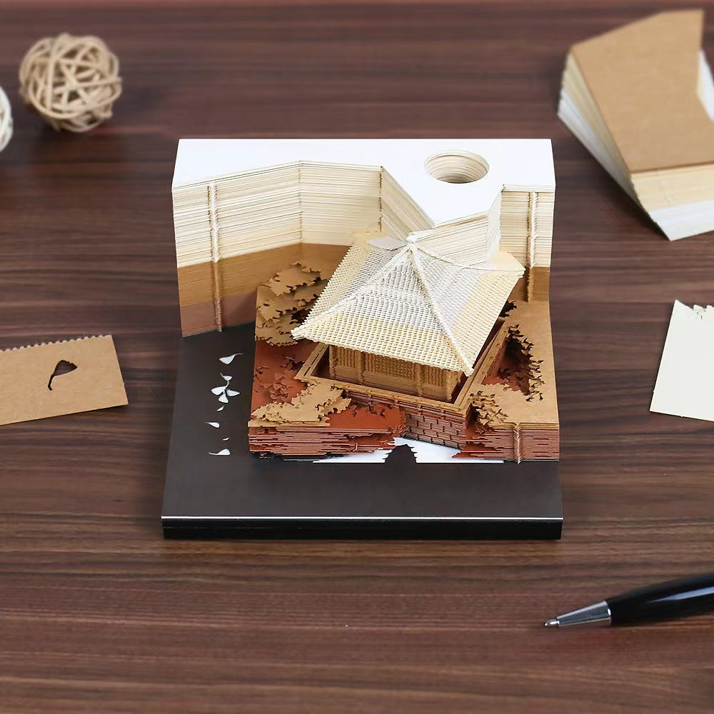 The Orienta – Handcrafted Omoshiroi Calendars Light-Up Zen Pagoda / 2024