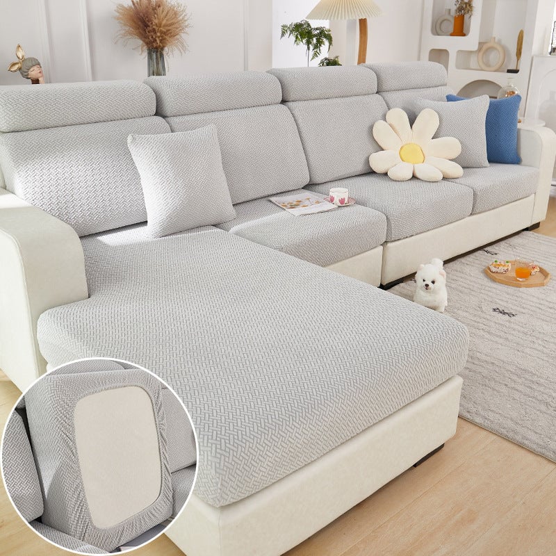 Nolan Interior Magic Sofa Cover – Classic | Sectional Slipcovers Pillow (1Pc) / Light Grey