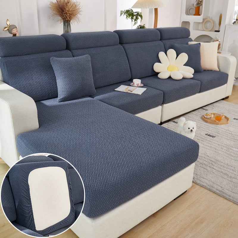 Nolan Interior Magic Sofa Cover – Classic | Sectional Slipcovers Pillow (1Pc) / Metal Grey