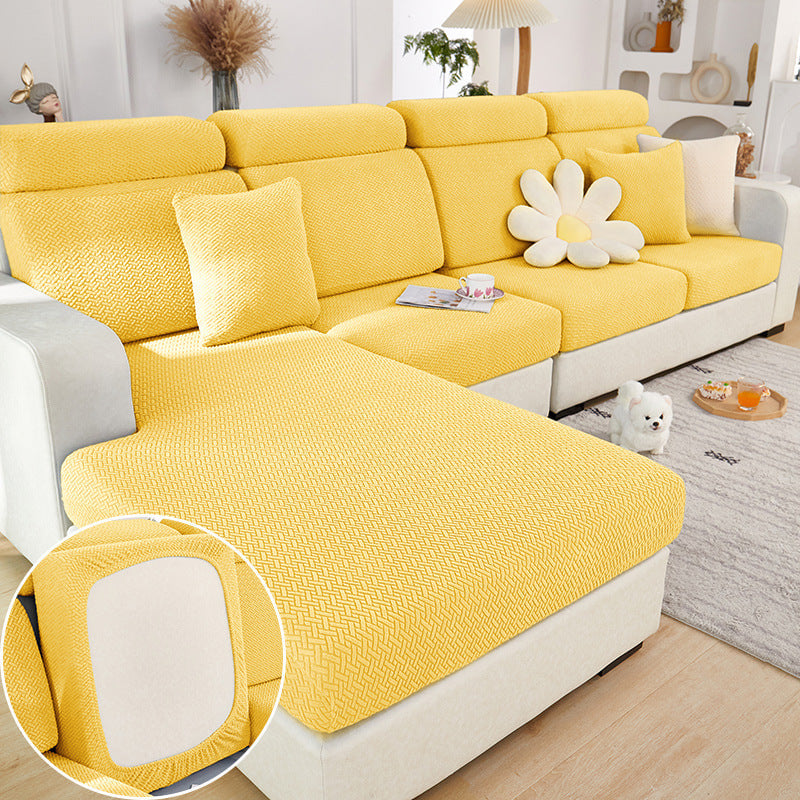Nolan Interior Magic Sofa Cover – Classic | Sectional Slipcovers Pillow (1Pc) / Yellow