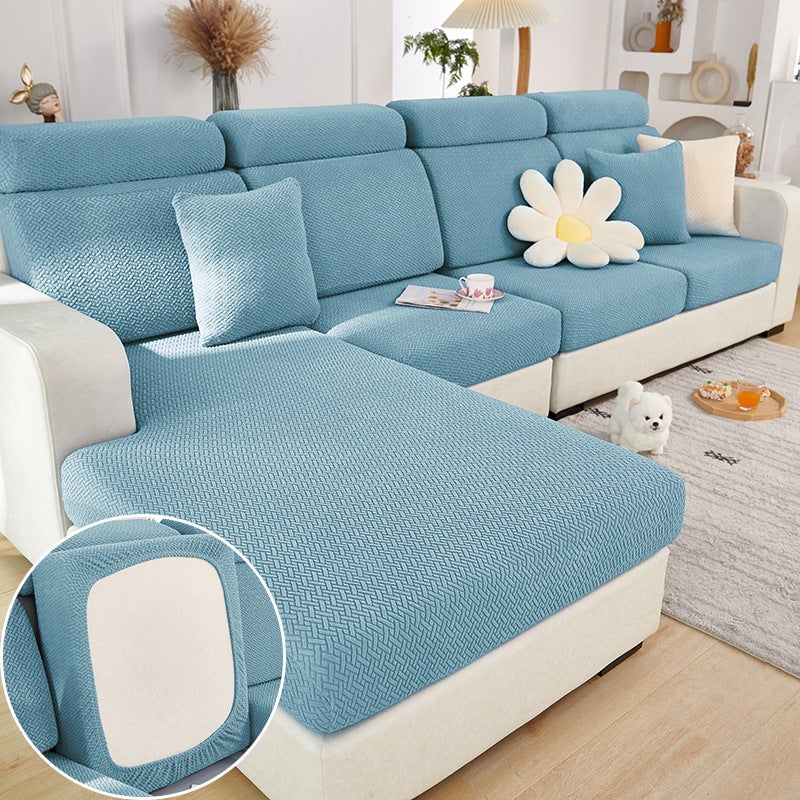 Nolan Interior Magic Sofa Cover – Classic | Sectional Slipcovers Pillow (1Pc) / Sea Blue