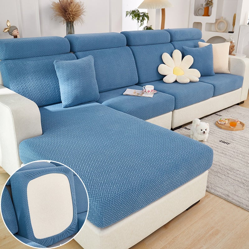 Nolan Interior Magic Sofa Cover – Classic | Sectional Slipcovers Pillow (1Pc) / Lake Blue