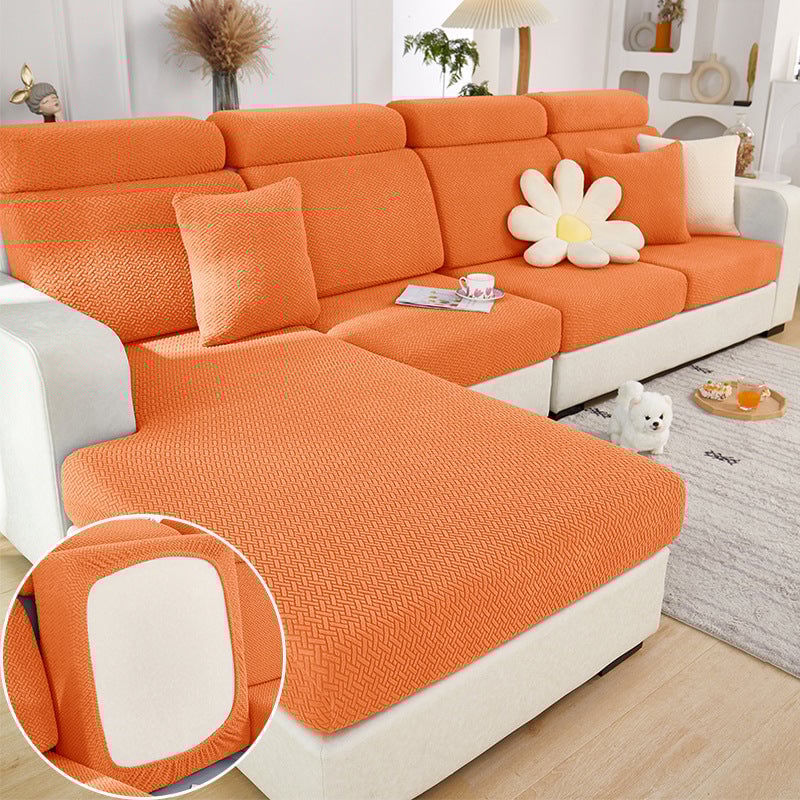 Nolan Interior Magic Sofa Cover – Classic | Sectional Slipcovers Pillow (1Pc) / Orange