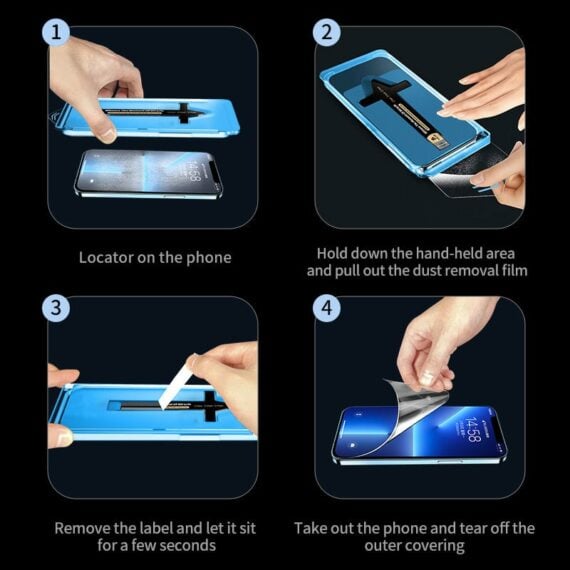 Magic John – Invisible Artifact Screen Protector Dust Free Without Bubbles