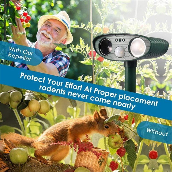 Ultrasonic Deer Repeller Solar Powered Animal-Repeller