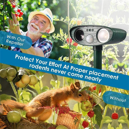 Ultrasonic Deer Repeller Solar Powered Animal-Repeller