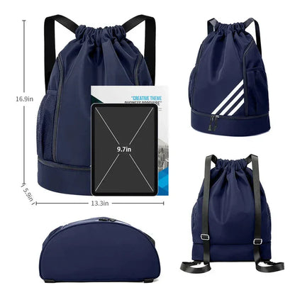 2024 New Design Multifunction Backpack Deep Blue