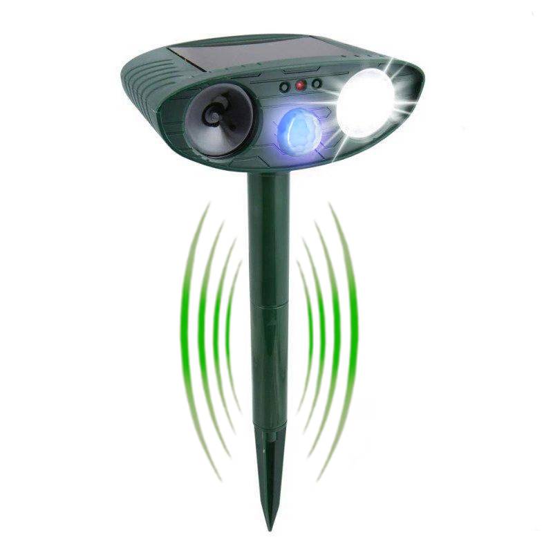 Outdoor Ultrasonic Animal Repeller - Solar Powered Pack Of 1 Animal-Repeller