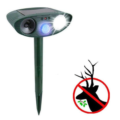 Ultrasonic Deer Repeller Solar Powered Pack Of 1 Animal-Repeller