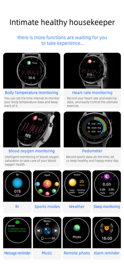 Blood Pressure Watch With Inflatable Airbag™