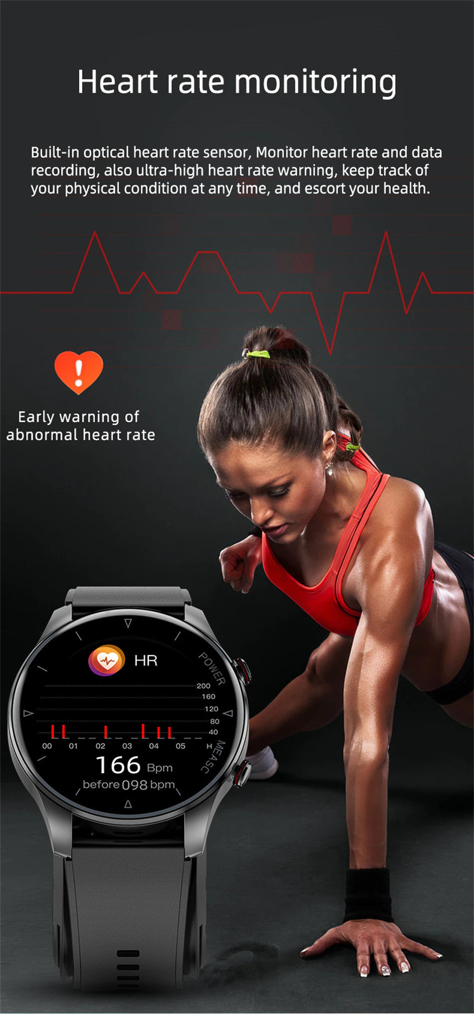 Blood Pressure Watch With Inflatable Airbag™