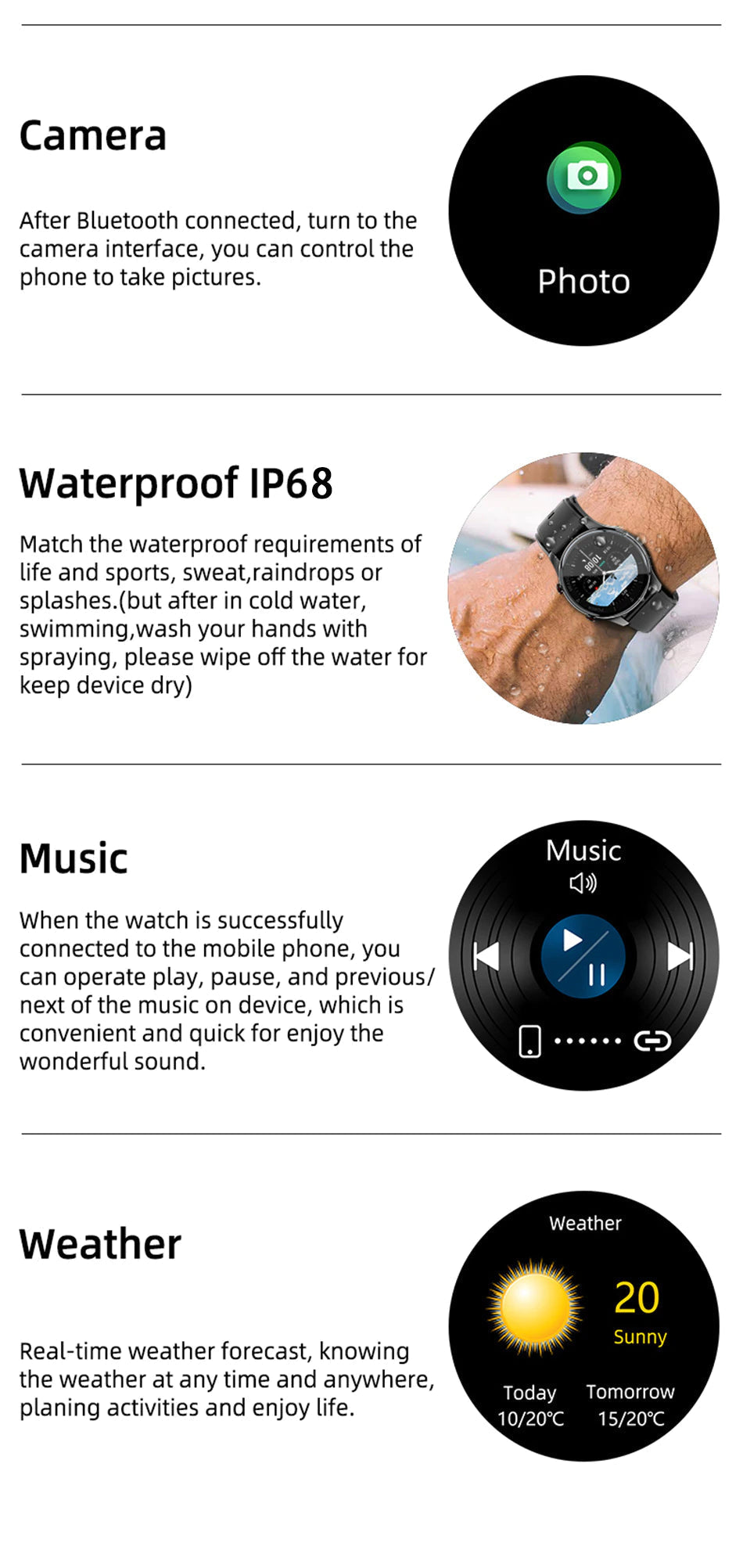 Blood Pressure Watch With Inflatable Airbag™
