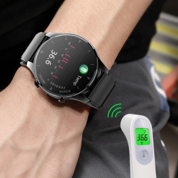 Blood Pressure Watch With Inflatable Airbag™