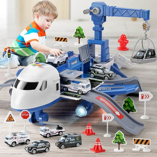 Airplane Toy Set For Kids - Best Gift for 3 To 12 Year Old Boy