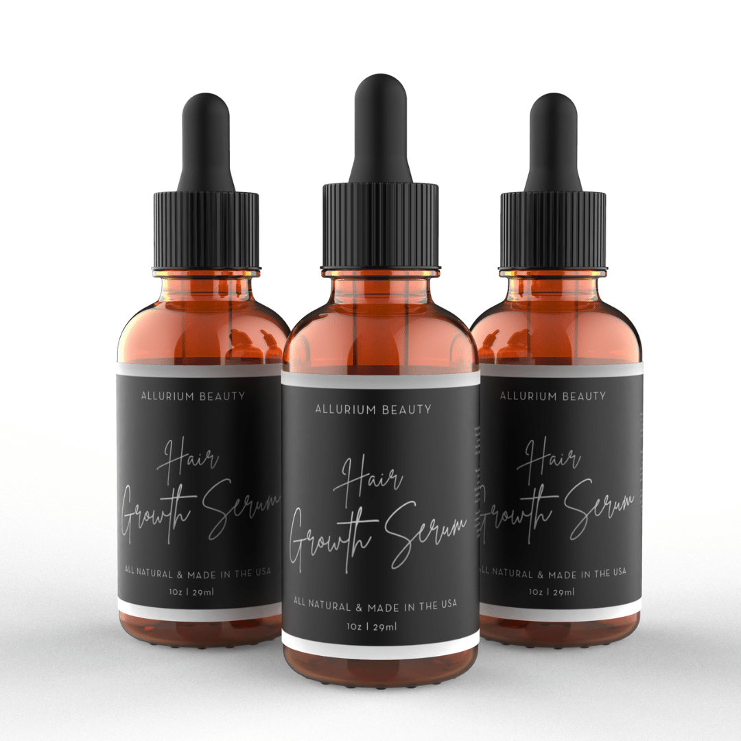 Allurium Hair Growth Serum 3 Bottle