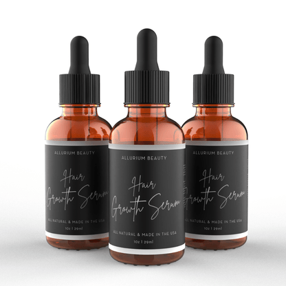 Allurium Hair Growth Serum 3 Bottle