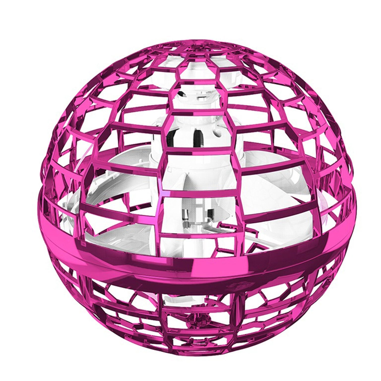 Atmotoys Globe-Shaped Mini Drone Flying Orb Ball With Led Pink