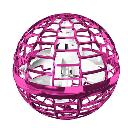 Atmotoys Globe-Shaped Mini Drone Flying Orb Ball With Led Pink