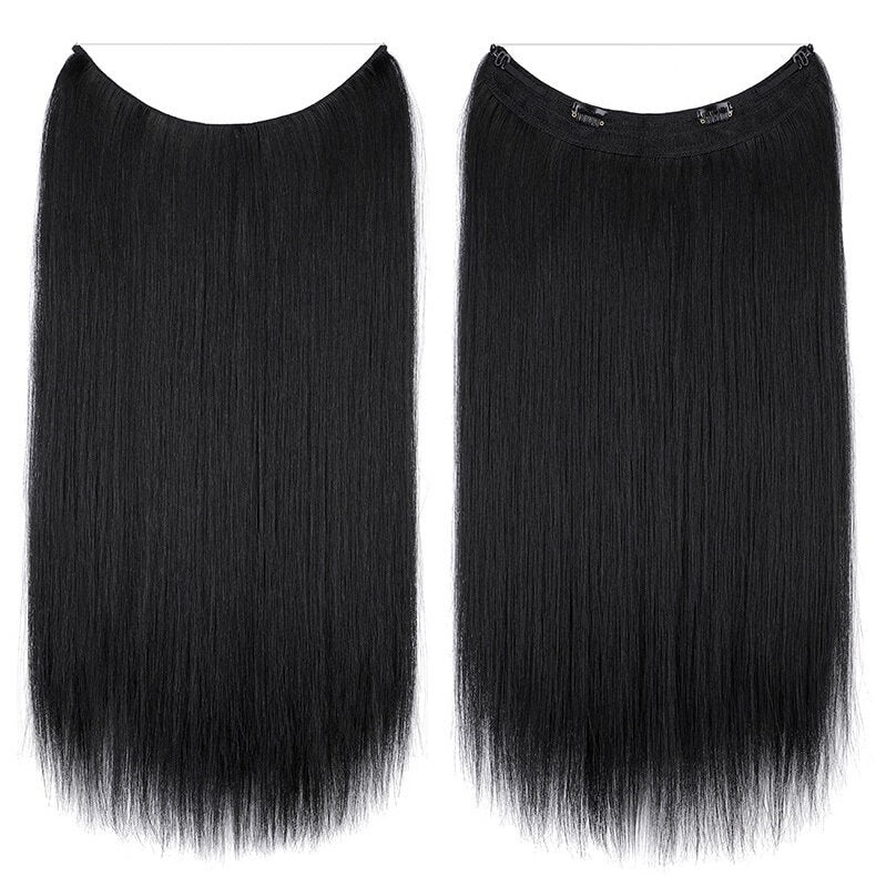 best-halo-curly-hair-extensions-top-rated-ladies-hair-pieces-for-women #1 Straight (Jet Black)
