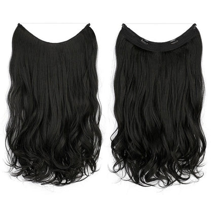 best-halo-curly-hair-extensions-top-rated-ladies-hair-pieces-for-women 2A Curly (Natural Black)