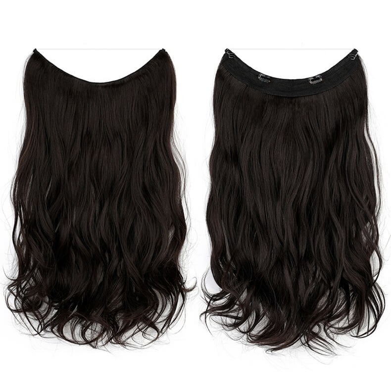best-halo-curly-hair-extensions-top-rated-ladies-hair-pieces-for-women 4A Curly (Darkest Brown)