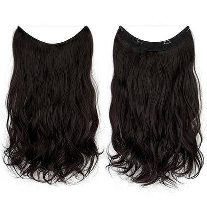 best-halo-curly-hair-extensions-top-rated-ladies-hair-pieces-for-women 4A Curly (Darkest Brown)