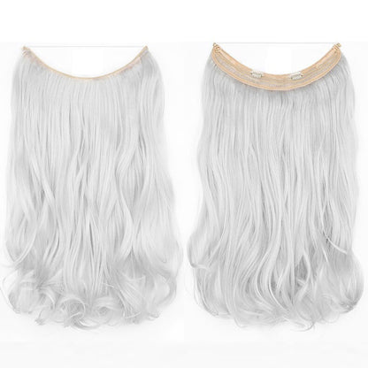 best-halo-curly-hair-extensions-top-rated-ladies-hair-pieces-for-women Silver Gray Curly (Silver Gray)