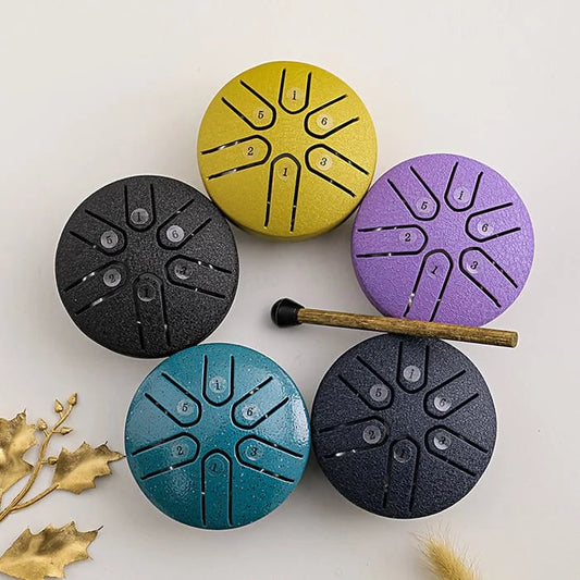 Simplycie – Buddha Stones Mini Steel Tongue Drum Kit