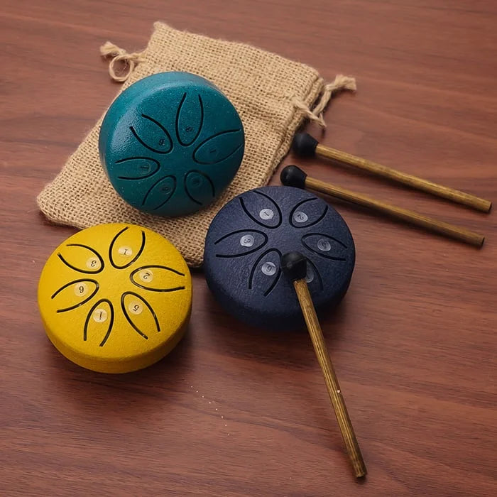 Simplycie – Buddha Stones Mini Steel Tongue Drum Kit