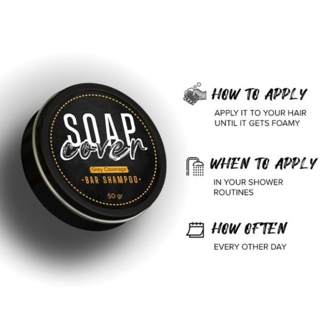 Soap Cover – Gray Hair Removal Pack Bar Shampoo