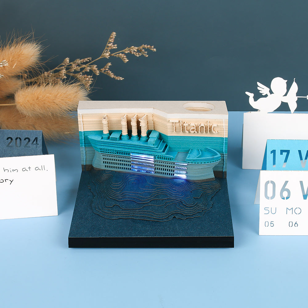 The Orienta – Handcrafted Omoshiroi Calendars Titanic With Light / 2024