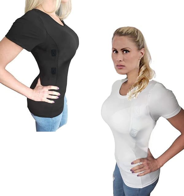 Men/Women’s Concealed Leather Holster T-Shirt