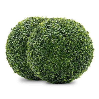 Illustralect – Artificial Plant Topiary Ball Green Milan Ball / Small - 9.84Inch