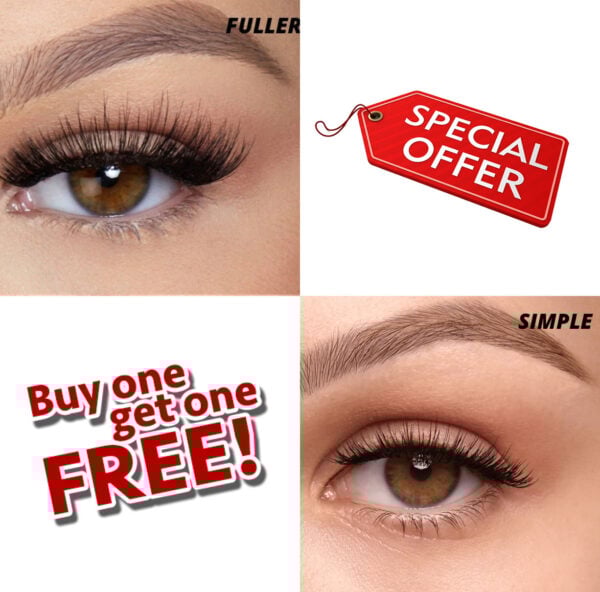 Buy 1 Get Free – Reusable Magnetic Eyelashes Fuller / Simple
