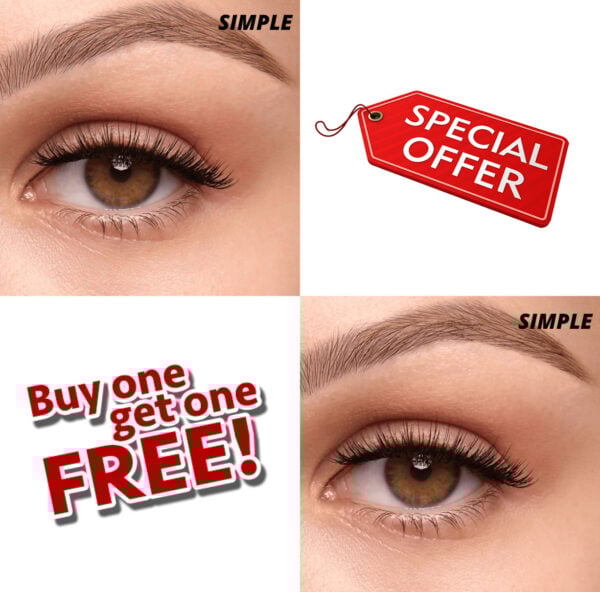 Buy 1 Get Free – Reusable Magnetic Eyelashes Simple /
