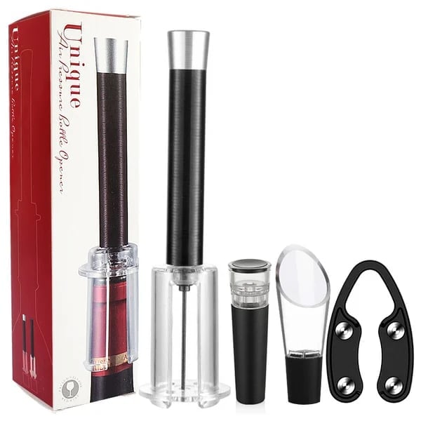Momentumy – Last Day 70% Off-2024 Wino On The Go Wine Opening Set Black / Aluminum Alloy