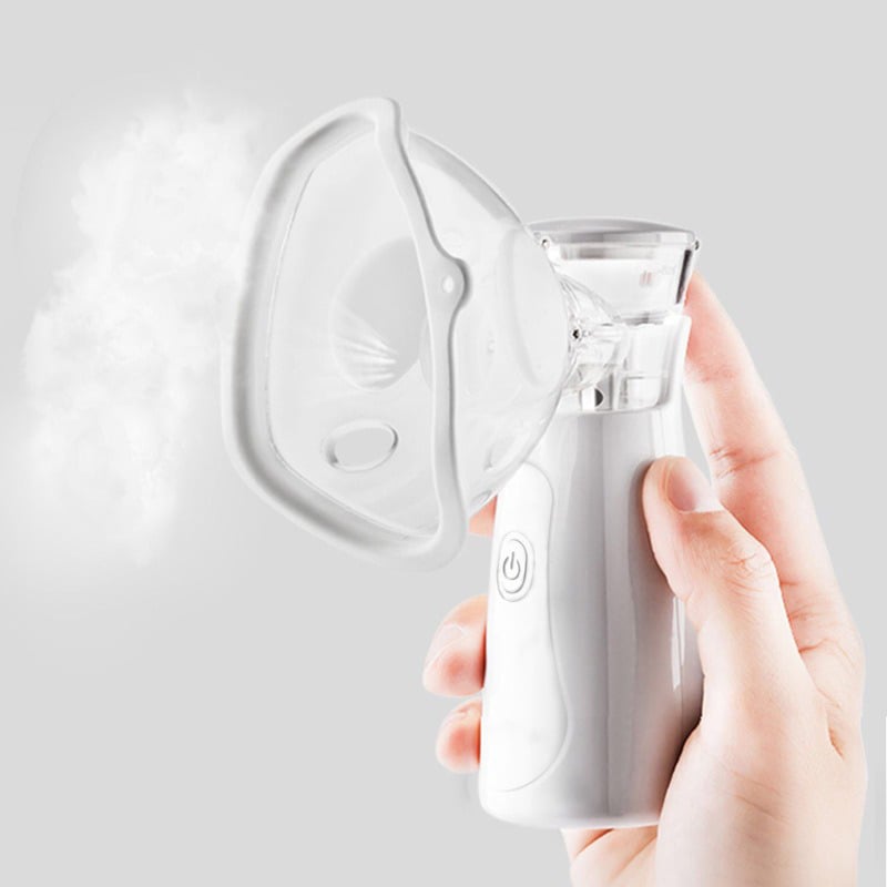 Portable Mesh Nebulizer Ultrasonic Machine - Best For Breathing Cough Asthma Treatment