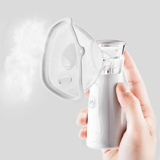 Portable Mesh Nebulizer Ultrasonic Machine - Best For Breathing Cough Asthma Treatment