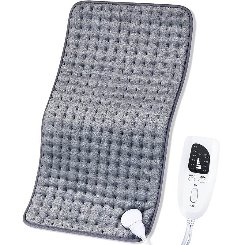 Portable Weighted Electric Heating Pad – Best For Menstrual Period Cramps And Back Pain