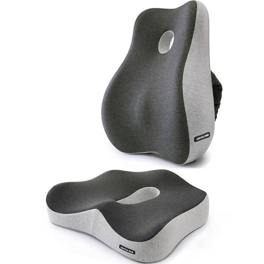 Pressure Relief Seat Cushion And Lumbar Back Support Pillow For Office Chair