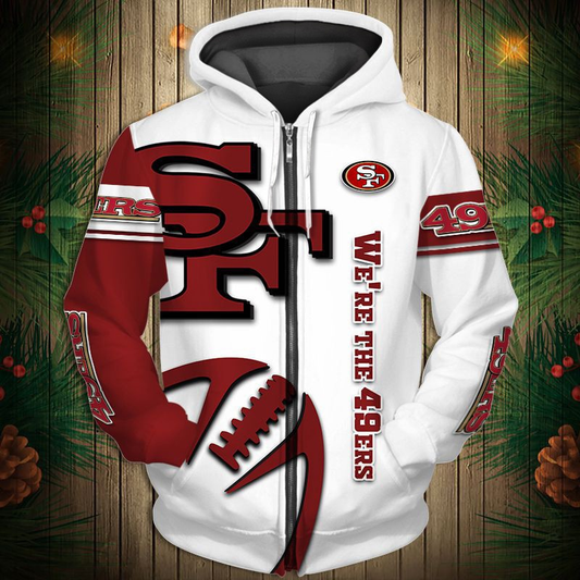 San Francisco 49Ers 2024 New 3D Graphic Hoodie