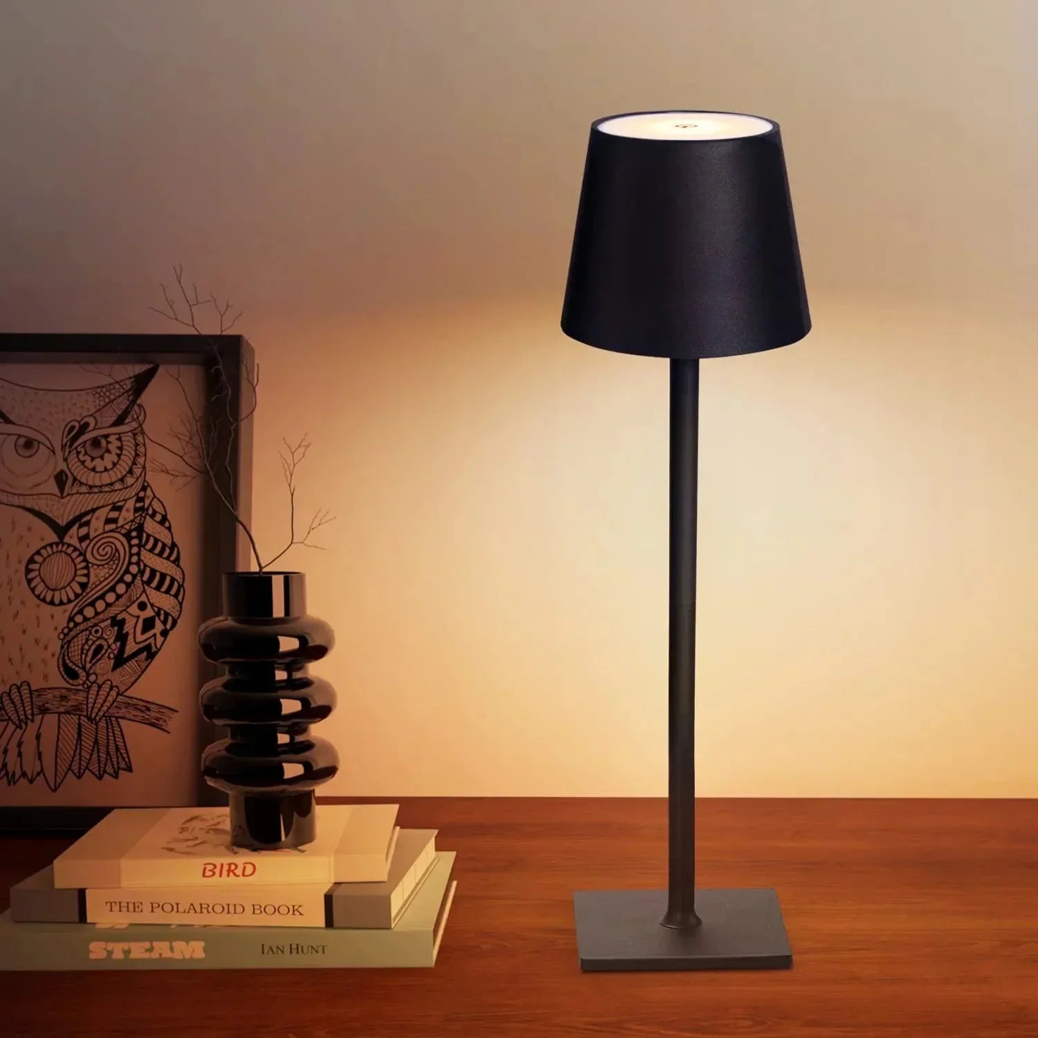 Solariko Cordless Designer Lamp Black / Single