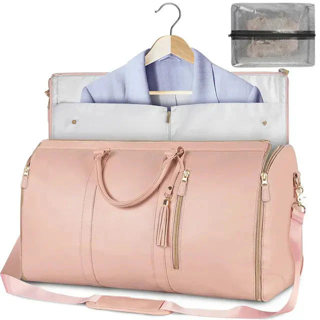 Wander Belle – Foldable Travel Bag Pink