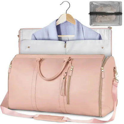 Wander Belle – Foldable Travel Bag Pink