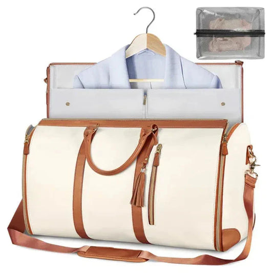 Wander Belle – Foldable Travel Bag Beige