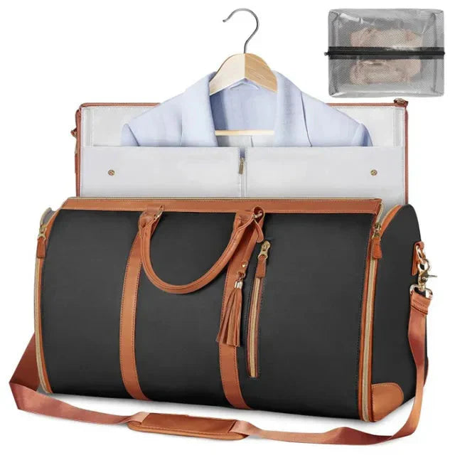 Wander Belle – Foldable Travel Bag Black
